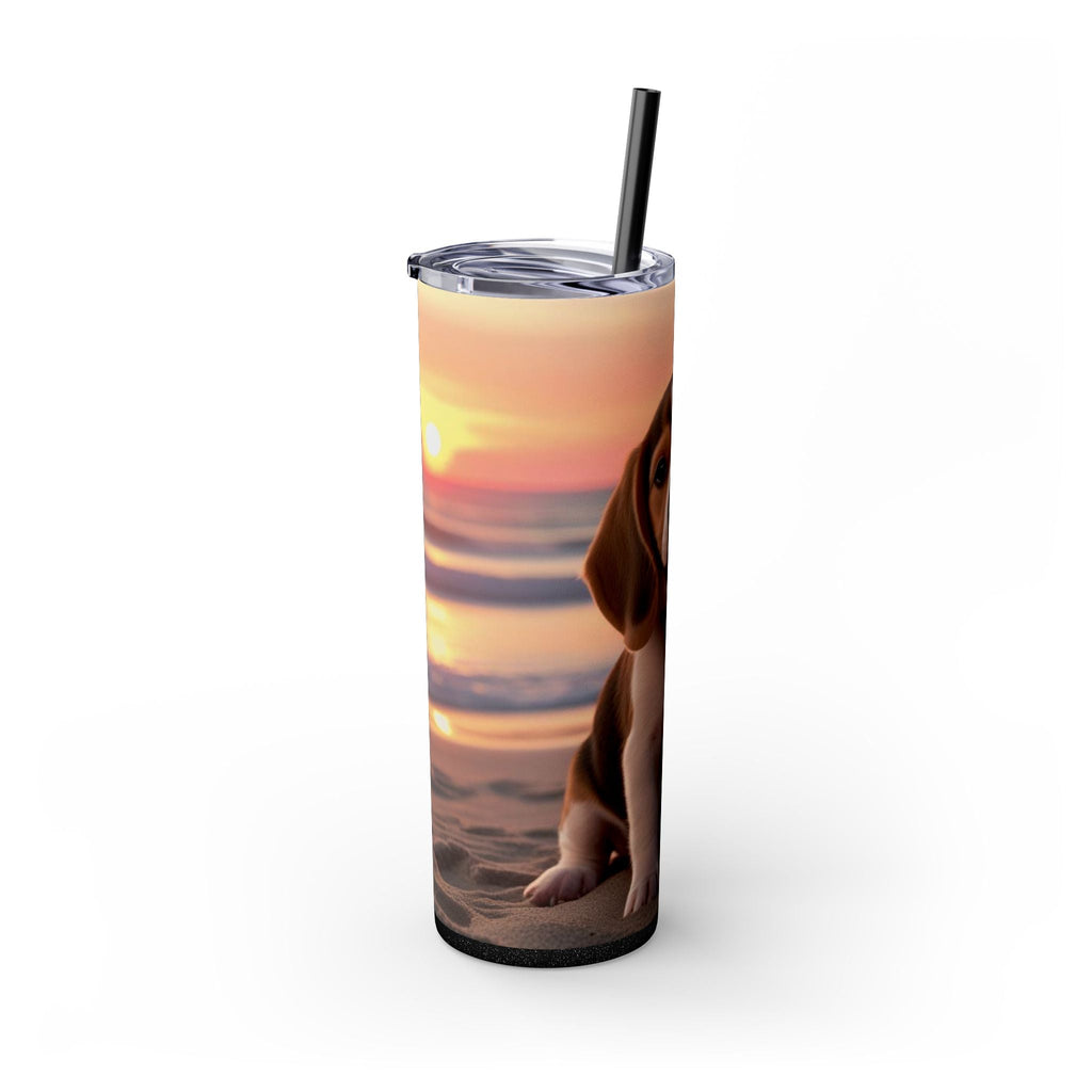 Skinny Tumbler with Straw – 20 oz Stainless Steel Cup