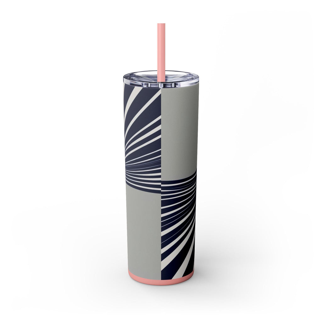Skinny Tumbler with Straw – 20 oz Stainless Steel Cup