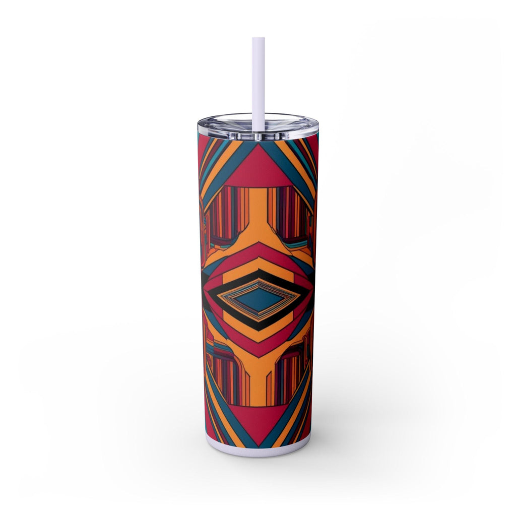 Skinny Tumbler with Straw – 20 oz Stainless Steel Cup