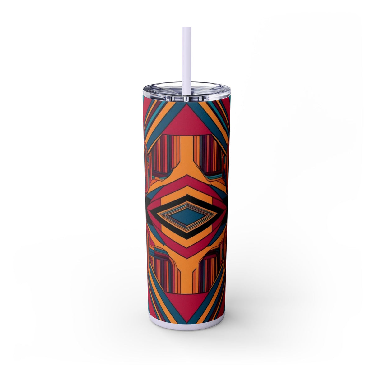 Skinny Tumbler with Straw – 20 oz Stainless Steel Cup