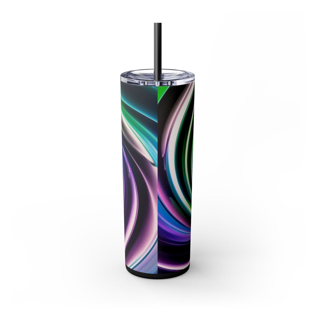 Skinny Tumbler with Straw – 20 oz Stainless Steel Cup