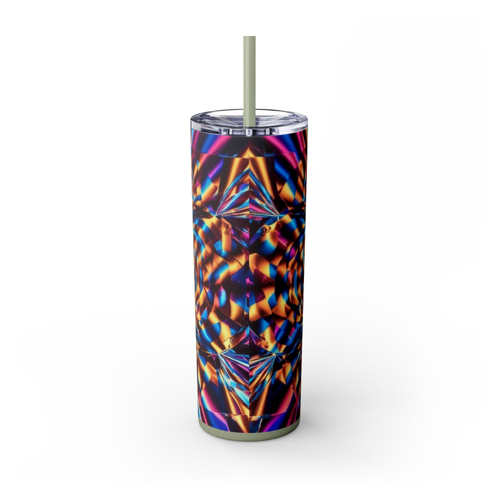 Skinny Tumbler with Straw – 20 oz Stainless Steel Cup
