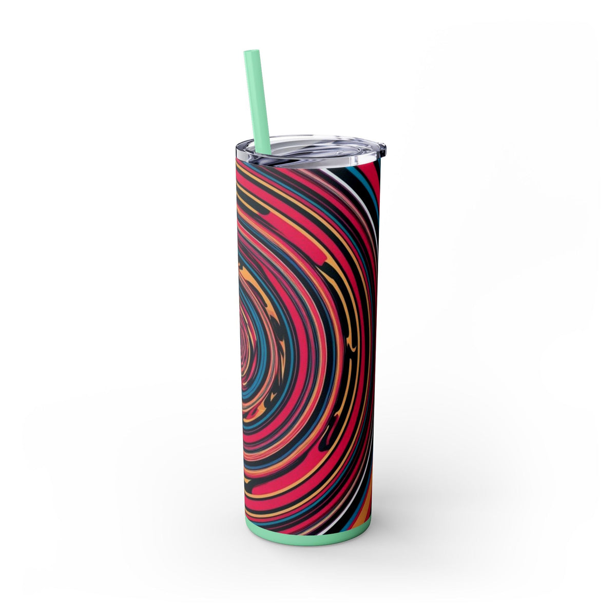 Skinny Tumbler with Straw – 20 oz Stainless Steel Cup