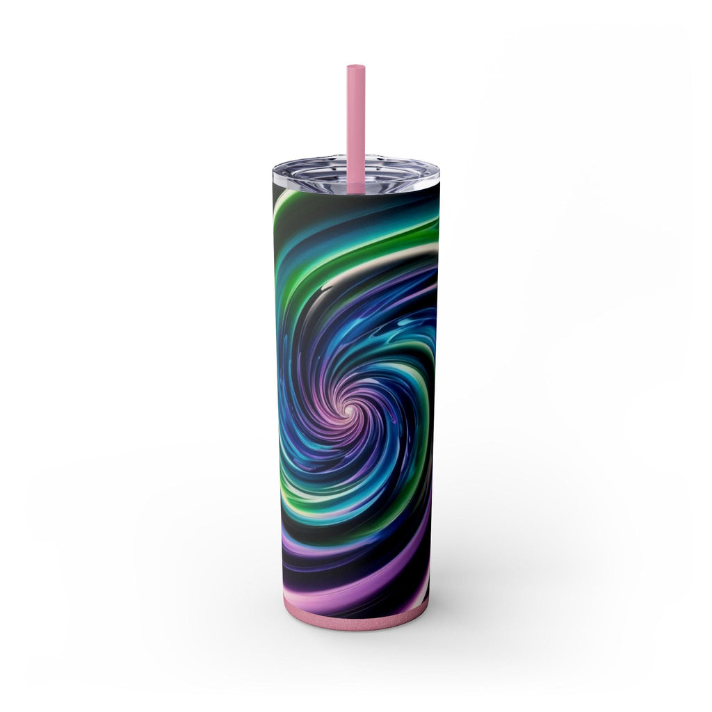 Skinny Tumbler with Straw – 20 oz Stainless Steel Cup