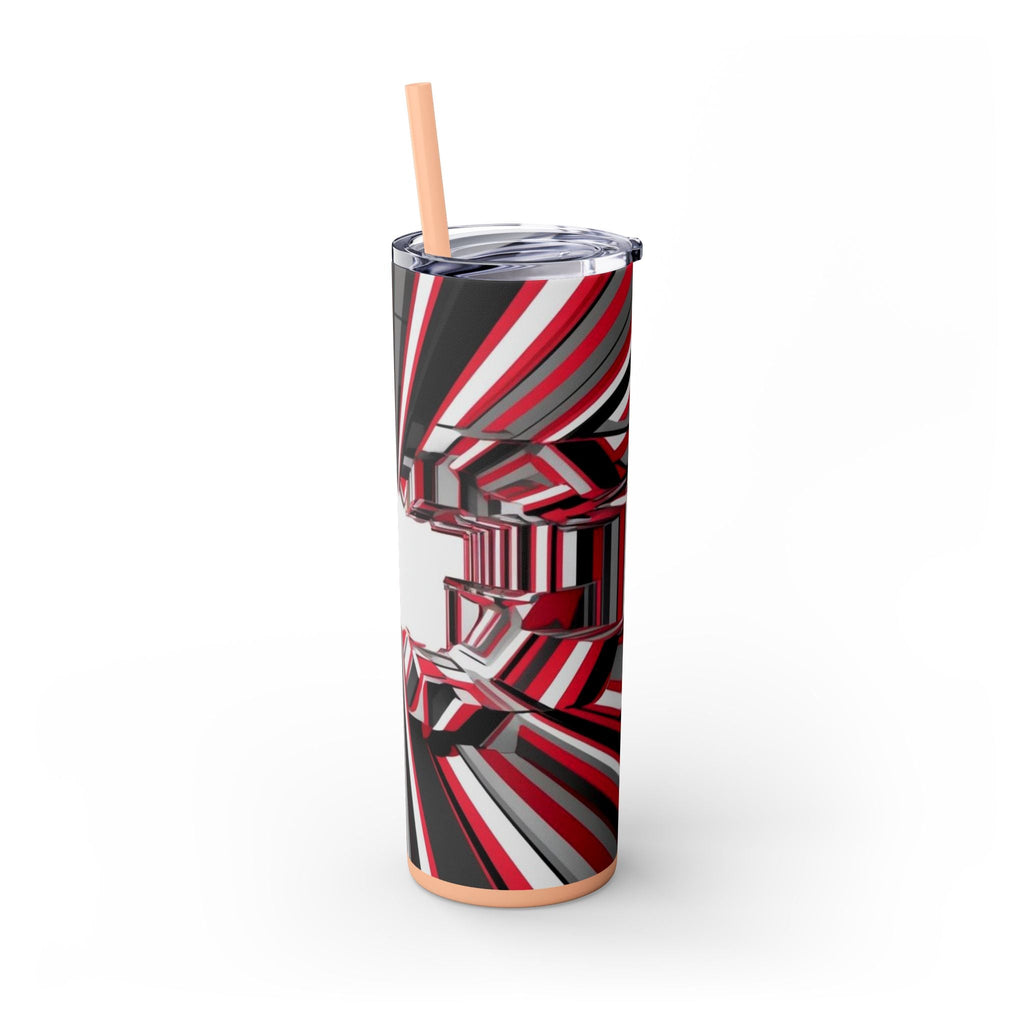 Skinny Tumbler with Straw – 20 oz Stainless Steel Cup