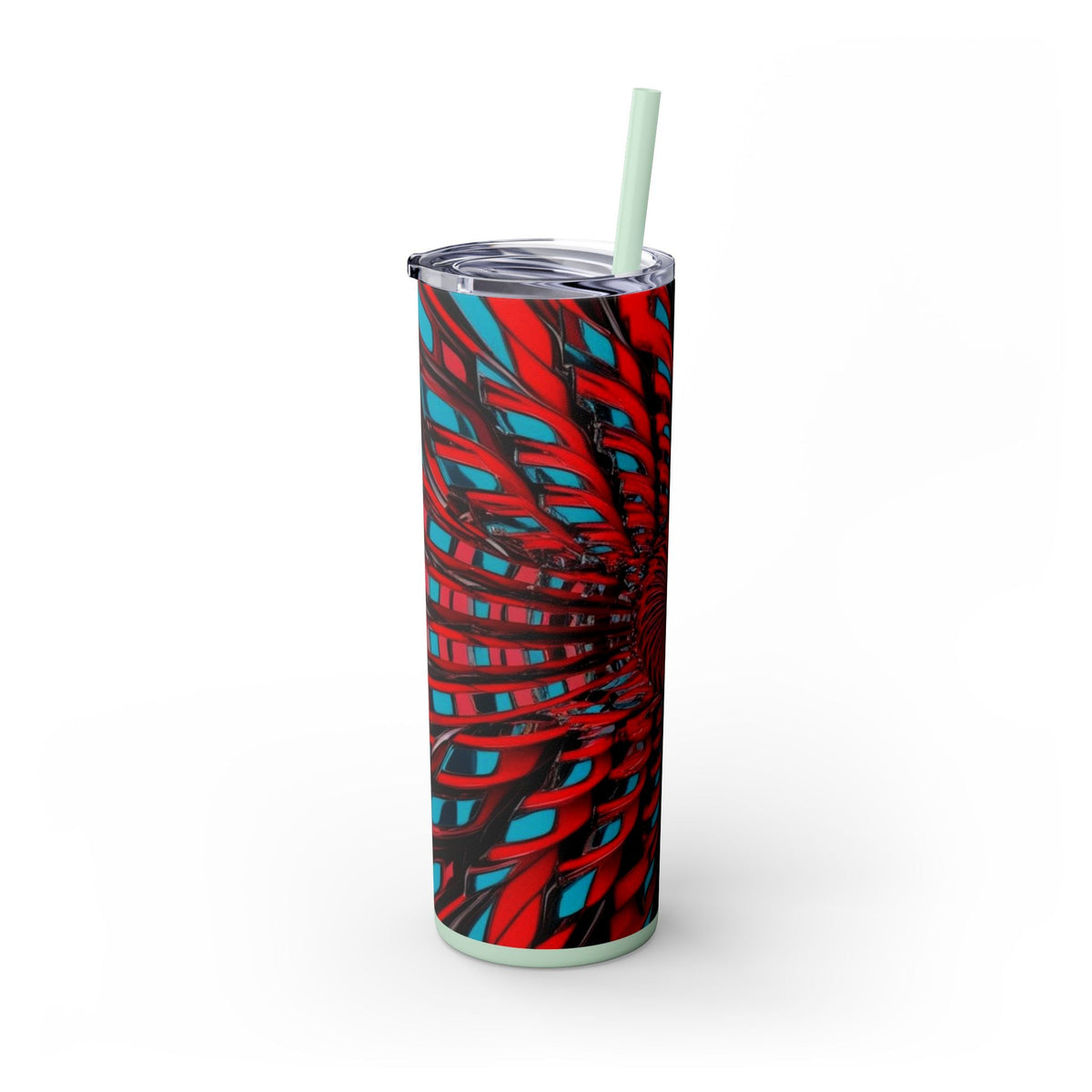 Skinny Tumbler with Straw – 20 oz Stainless Steel Cup