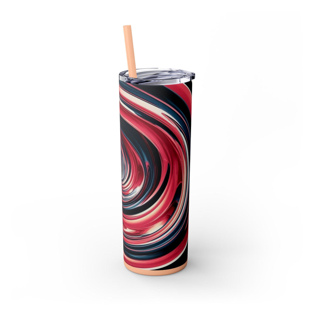 Skinny Tumbler with Straw – 20 oz Stainless Steel Cup