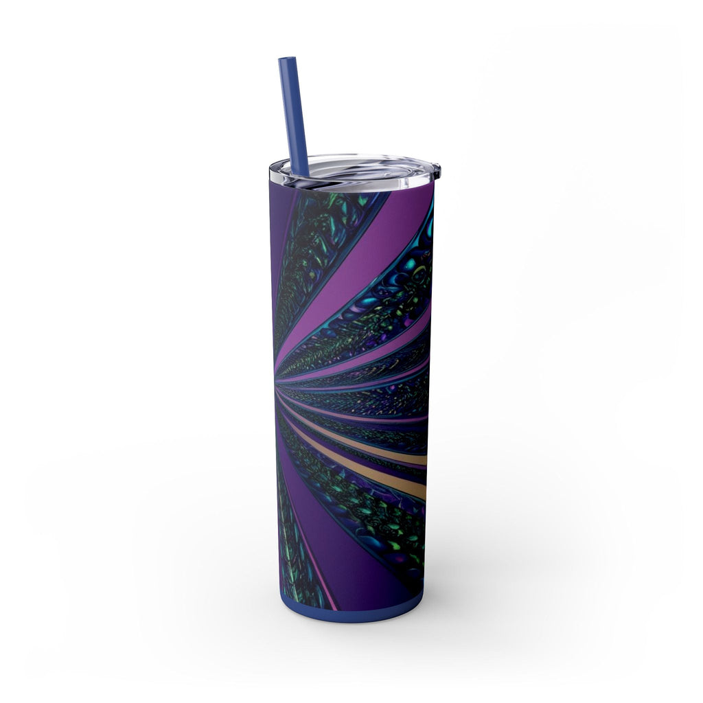 Skinny Tumbler with Straw – 20 oz Stainless Steel Cup