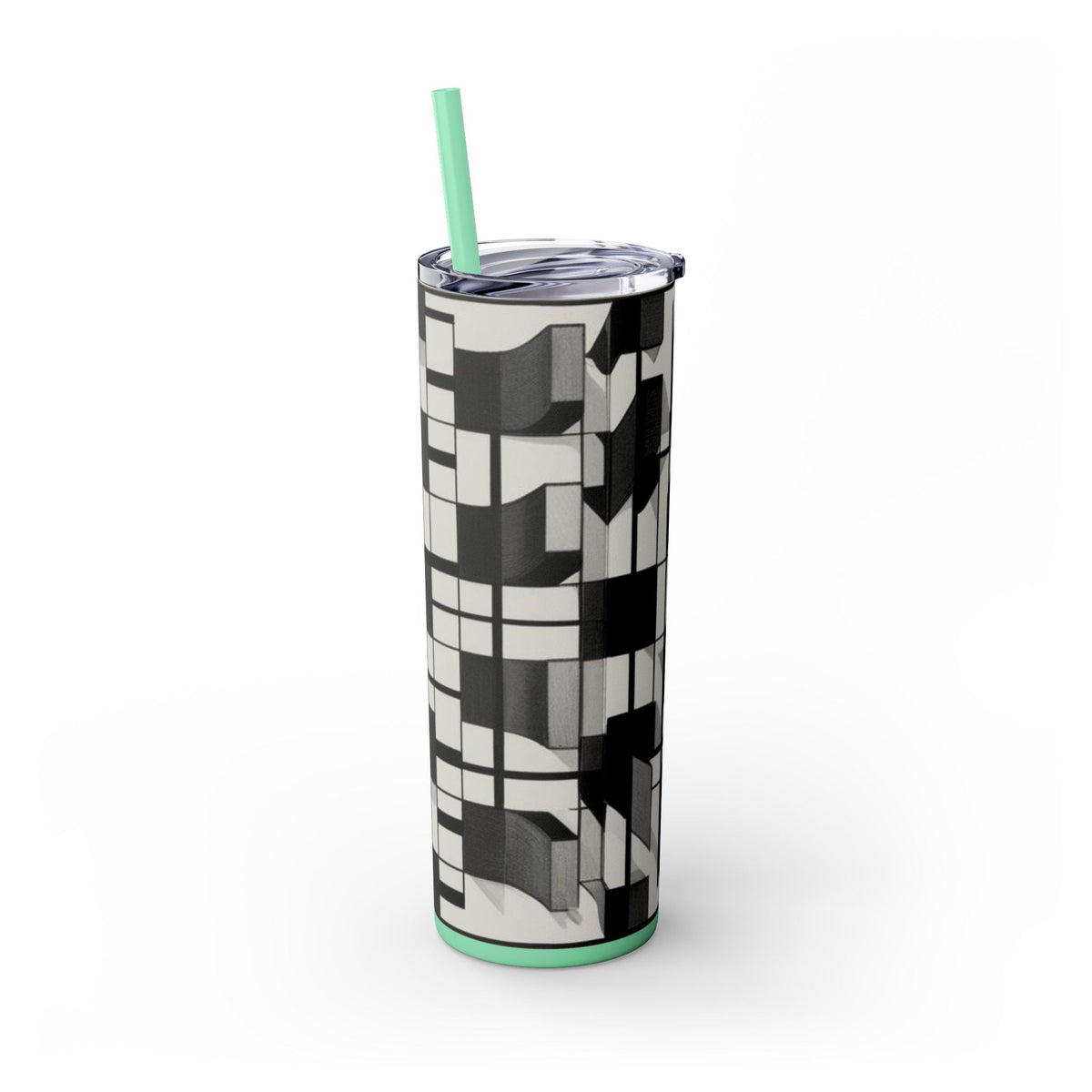 Skinny Tumbler with Straw – 20 oz Stainless Steel Cup