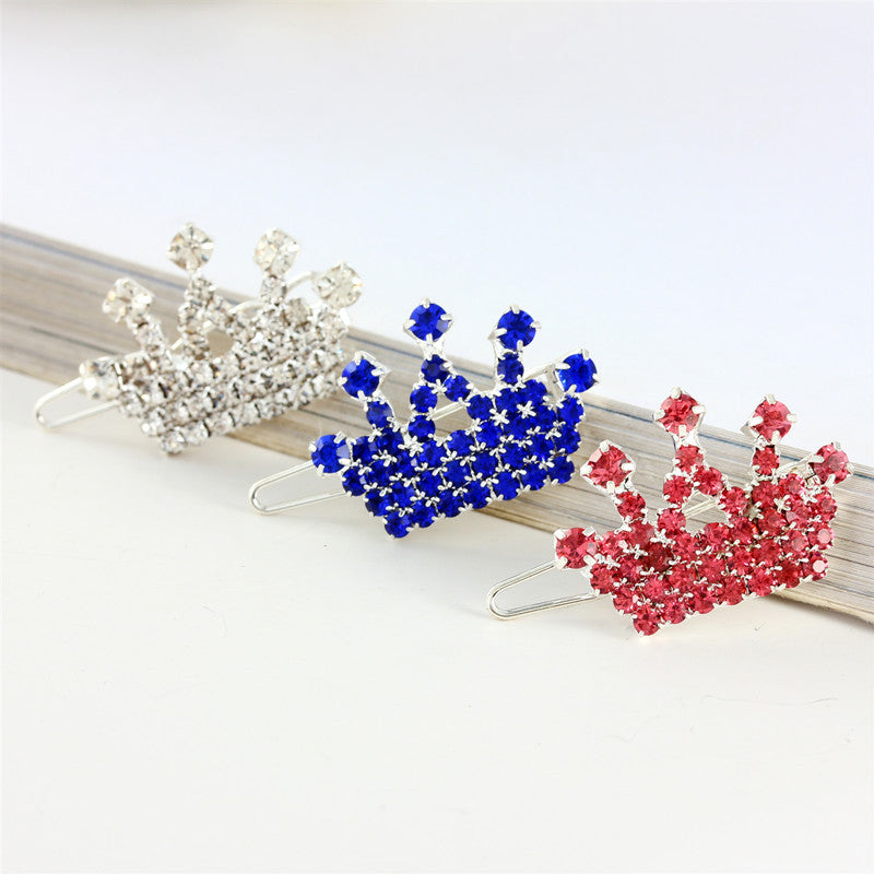 Small Rhinestone Crown Pet Hair Clip