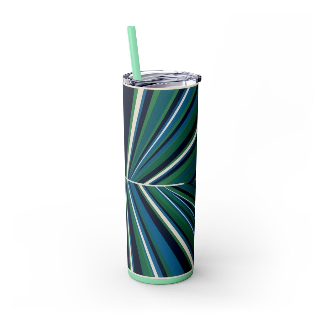 Skinny Tumbler with Straw – 20 oz Stainless Steel Cup