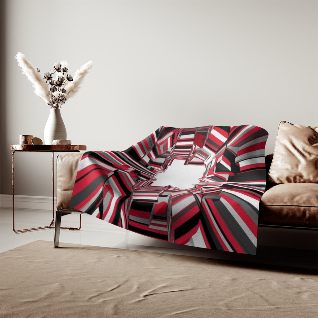 Sweatshirt Blanket – Plush Fleece Throw, 2 Size Options
