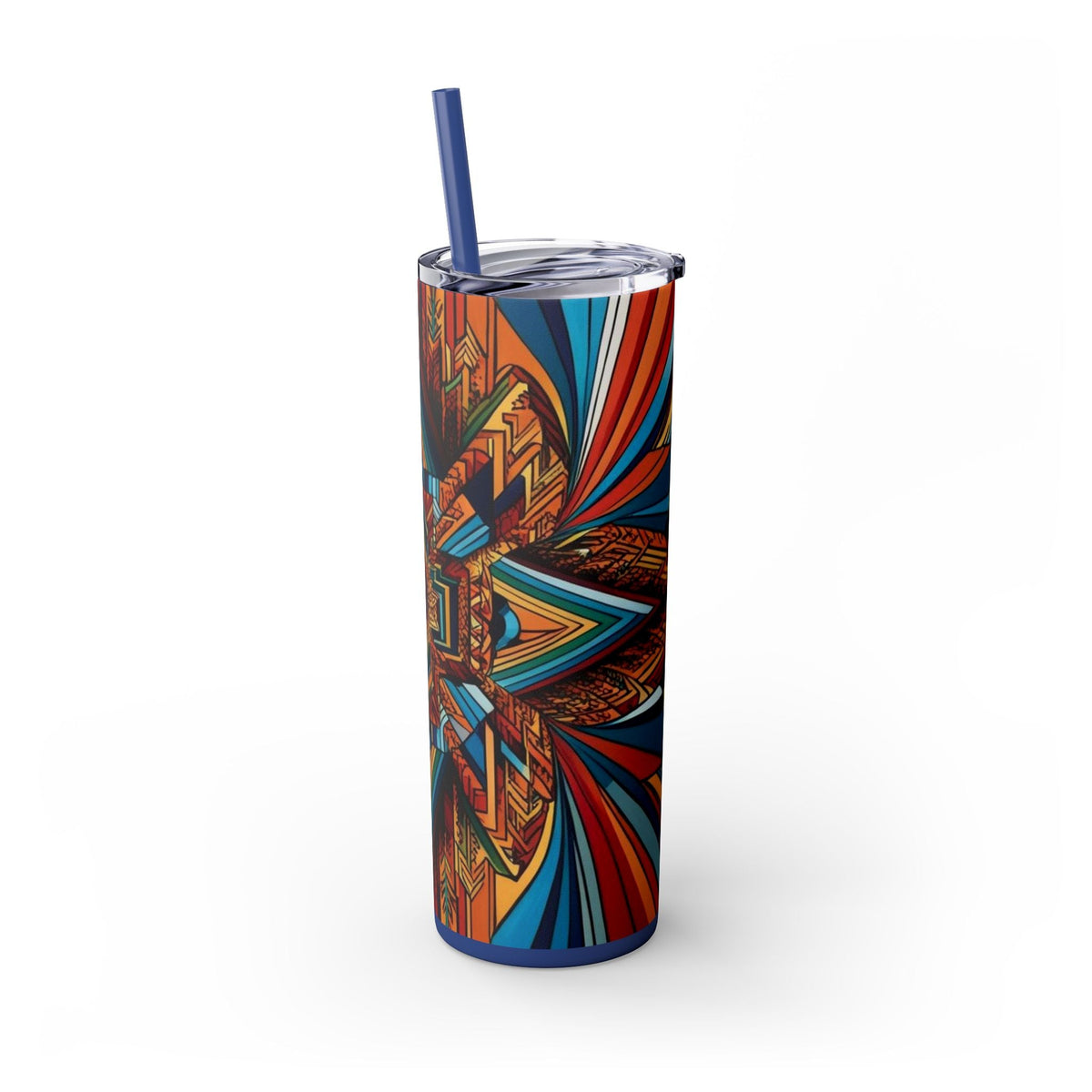 Skinny Tumbler with Straw – 20 oz Stainless Steel Cup