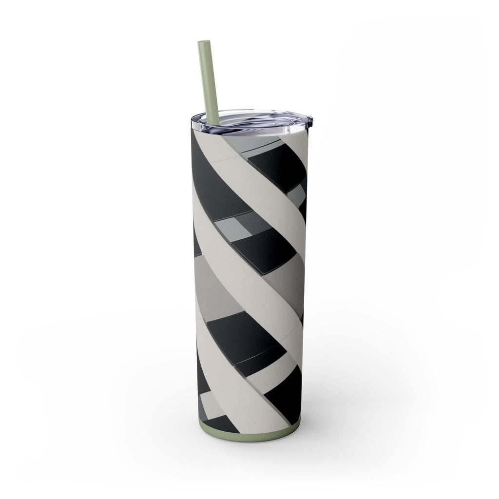 Skinny Tumbler with Straw – 20 oz Stainless Steel Cup