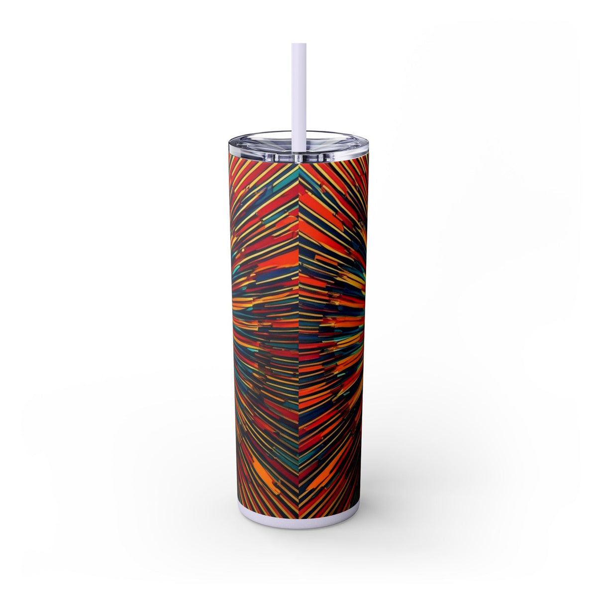 Skinny Tumbler with Straw – 20 oz Stainless Steel Cup