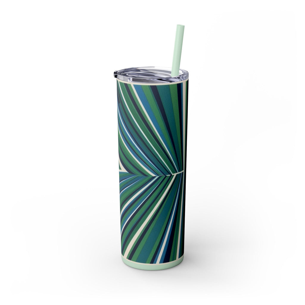 Skinny Tumbler with Straw – 20 oz Stainless Steel Cup