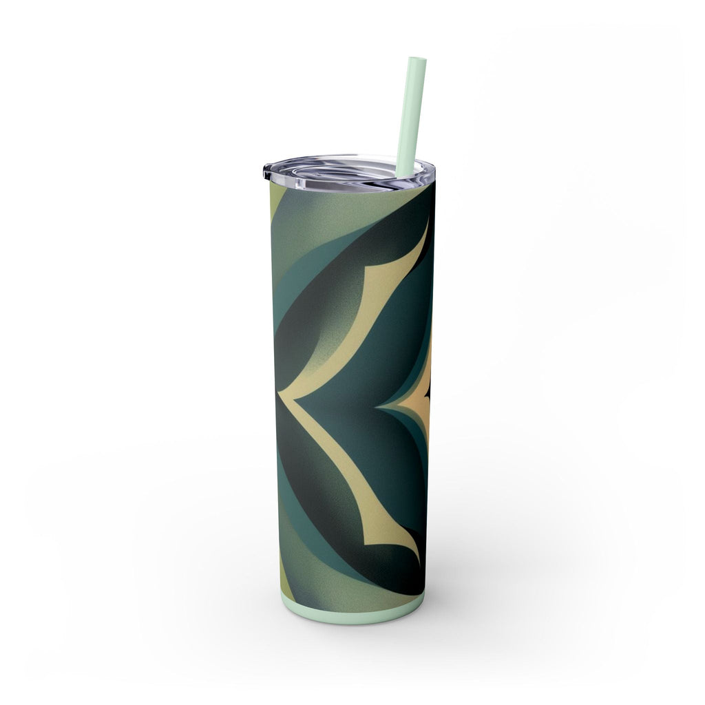 Skinny Tumbler with Straw – 20 oz Stainless Steel Cup