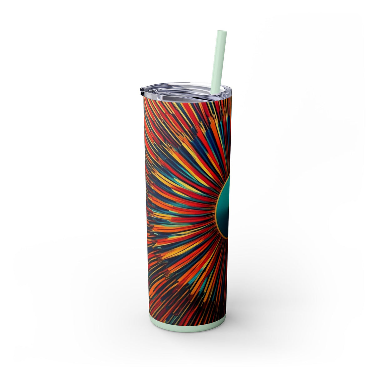 Skinny Tumbler with Straw – 20 oz Stainless Steel Cup