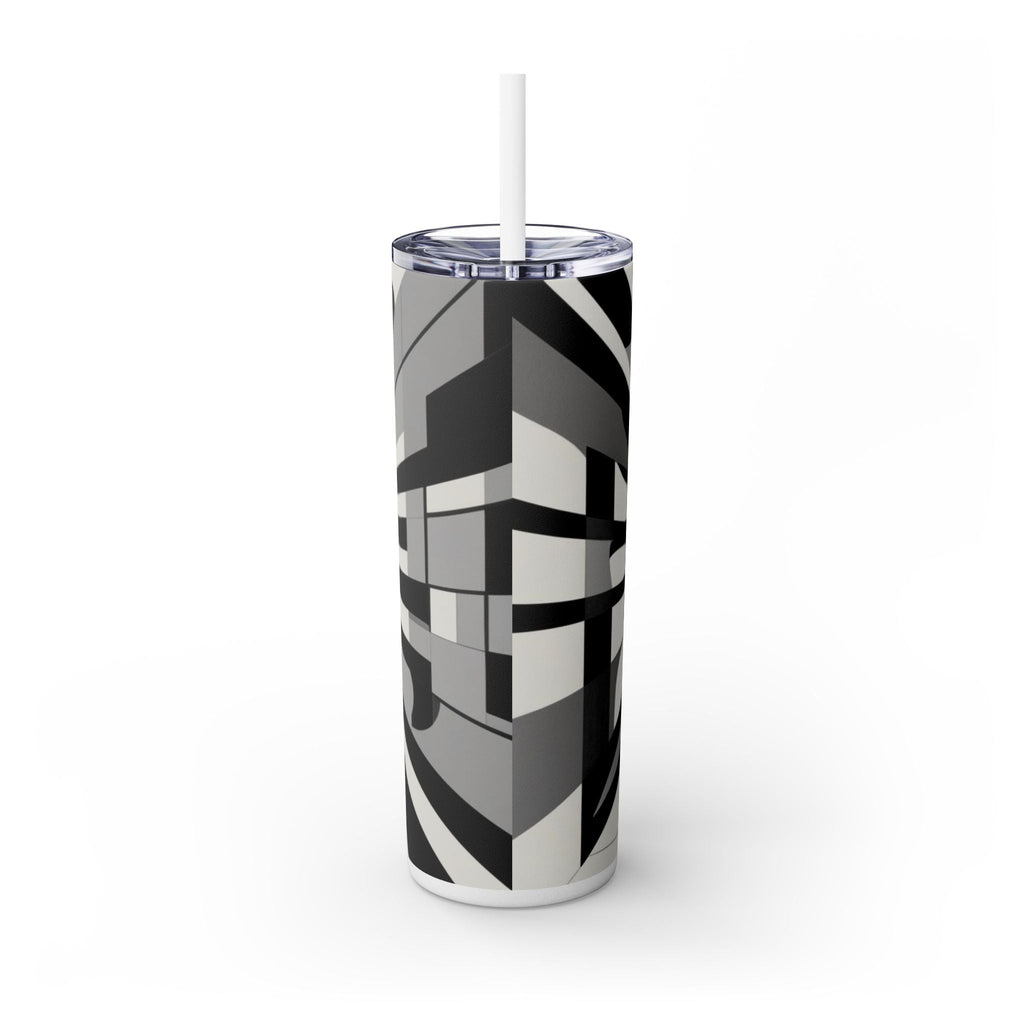 Skinny Tumbler with Straw – 20 oz Stainless Steel Cup