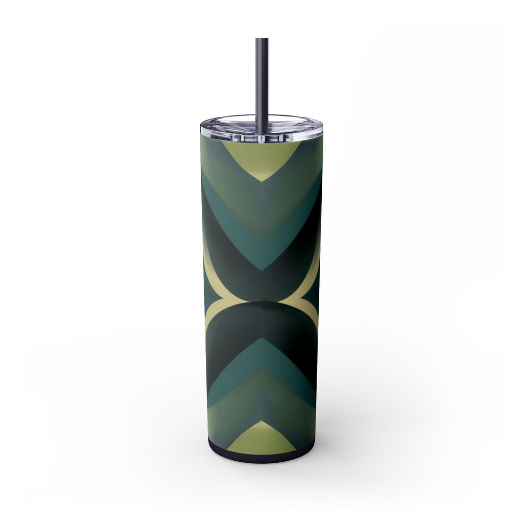 Skinny Tumbler with Straw – 20 oz Stainless Steel Cup