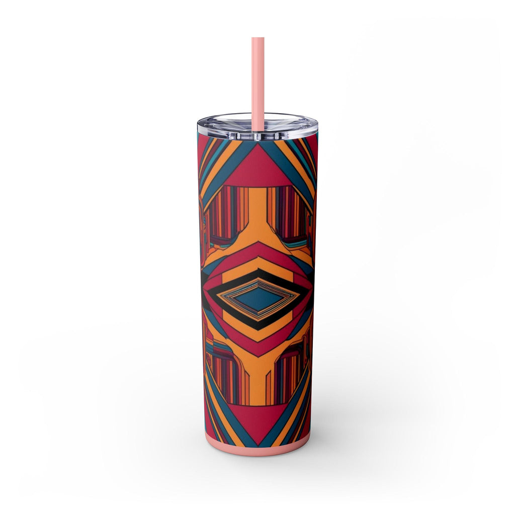 Skinny Tumbler with Straw – 20 oz Stainless Steel Cup
