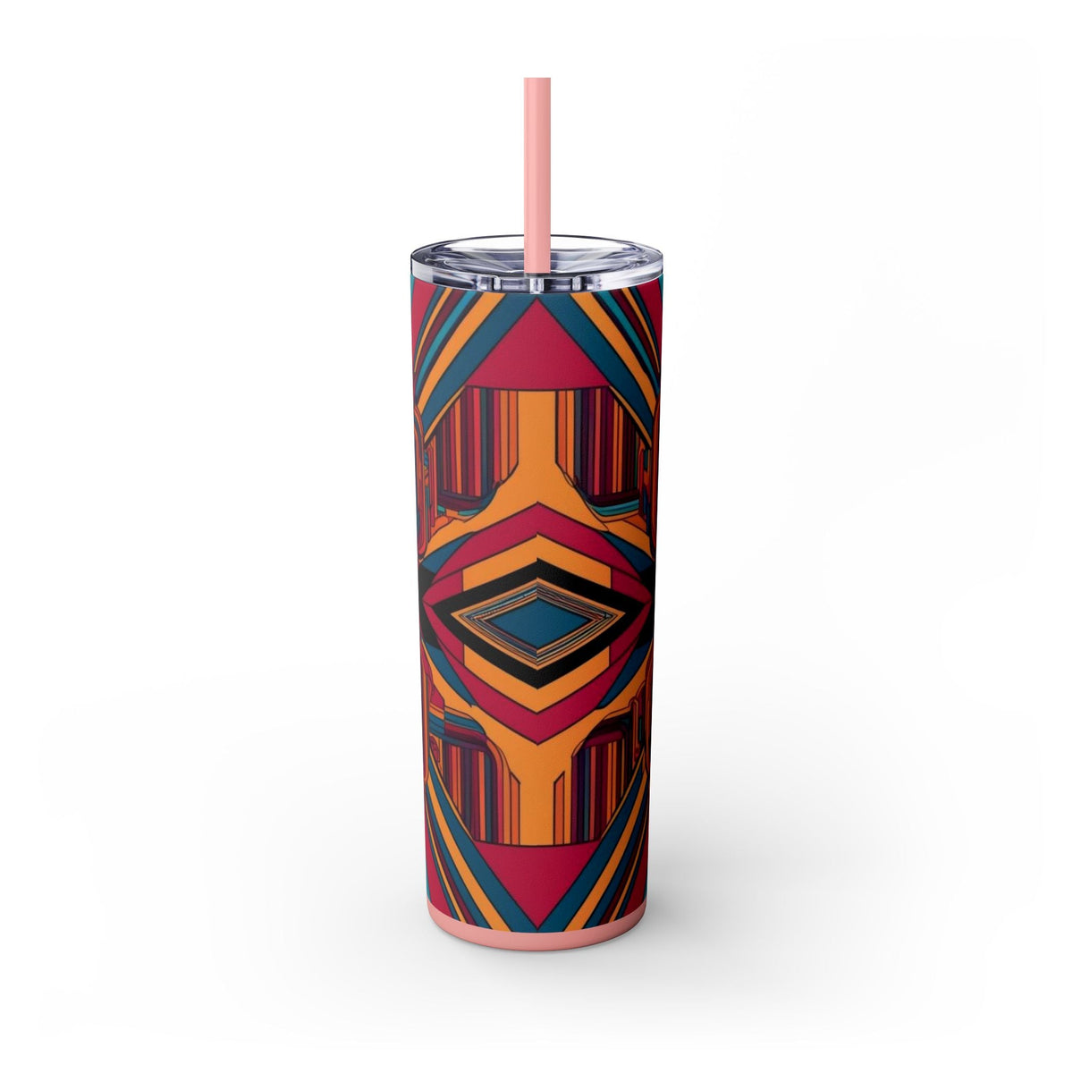 Skinny Tumbler with Straw – 20 oz Stainless Steel Cup