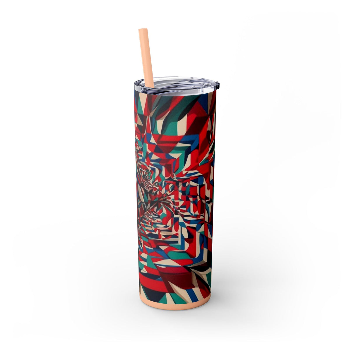 Skinny Tumbler with Straw – 20 oz Stainless Steel Cup
