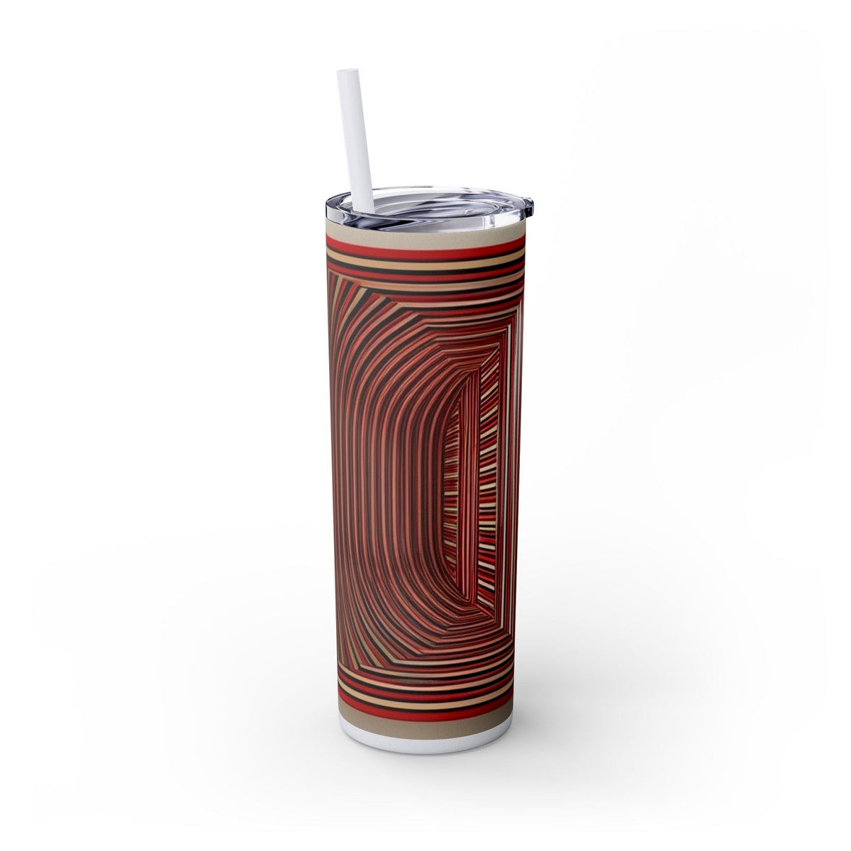 Skinny Tumbler with Straw – 20 oz Stainless Steel Cup
