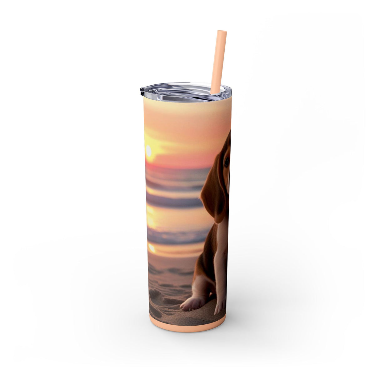 Skinny Tumbler with Straw – 20 oz Stainless Steel Cup