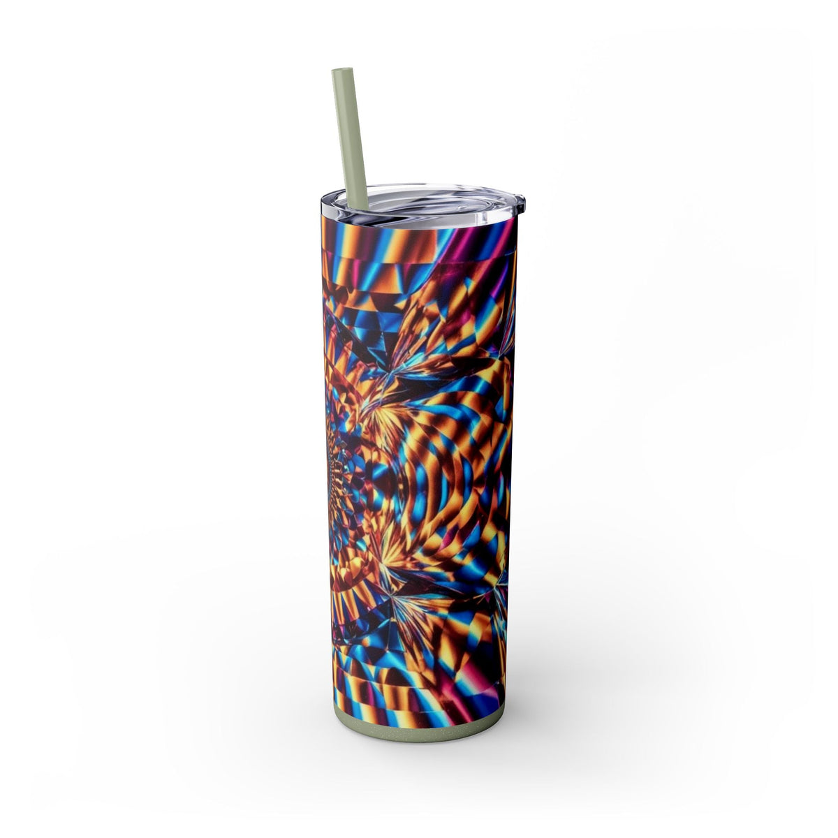 Skinny Tumbler with Straw – 20 oz Stainless Steel Cup