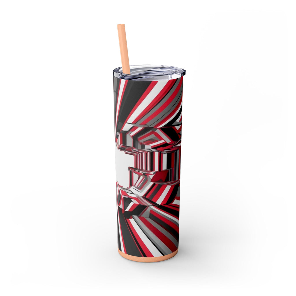Skinny Tumbler with Straw – 20 oz Stainless Steel Cup