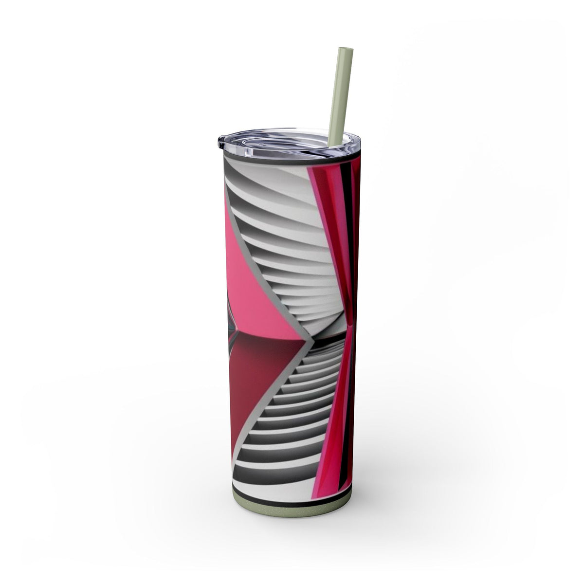 Skinny Tumbler with Straw – 20 oz Stainless Steel Cup