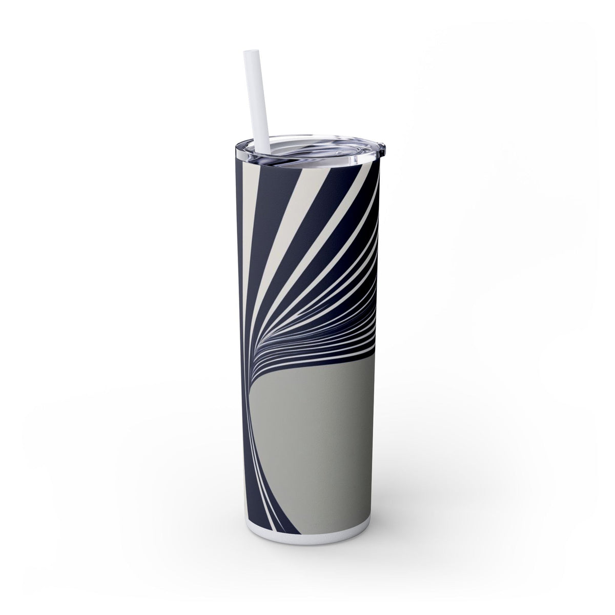 Skinny Tumbler with Straw – 20 oz Stainless Steel Cup