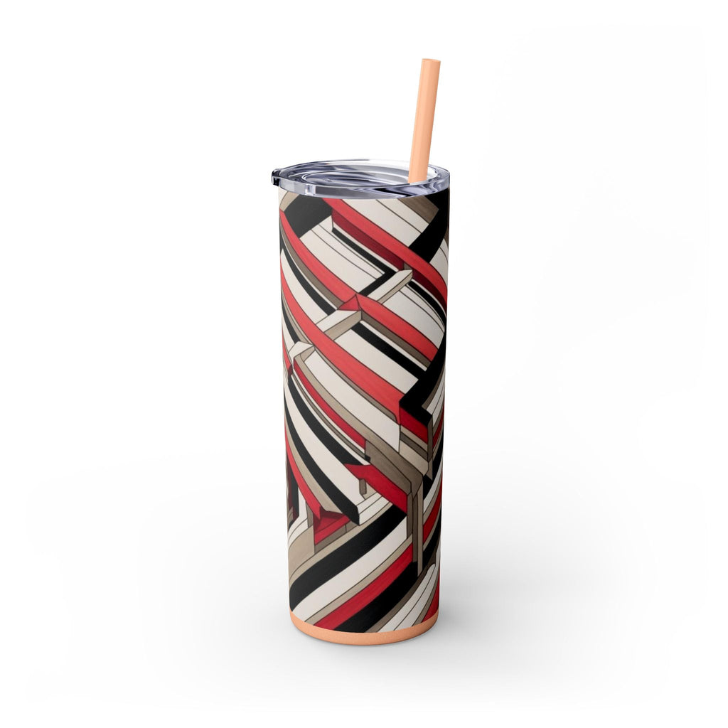 Skinny Tumbler with Straw – 20 oz Stainless Steel Cup