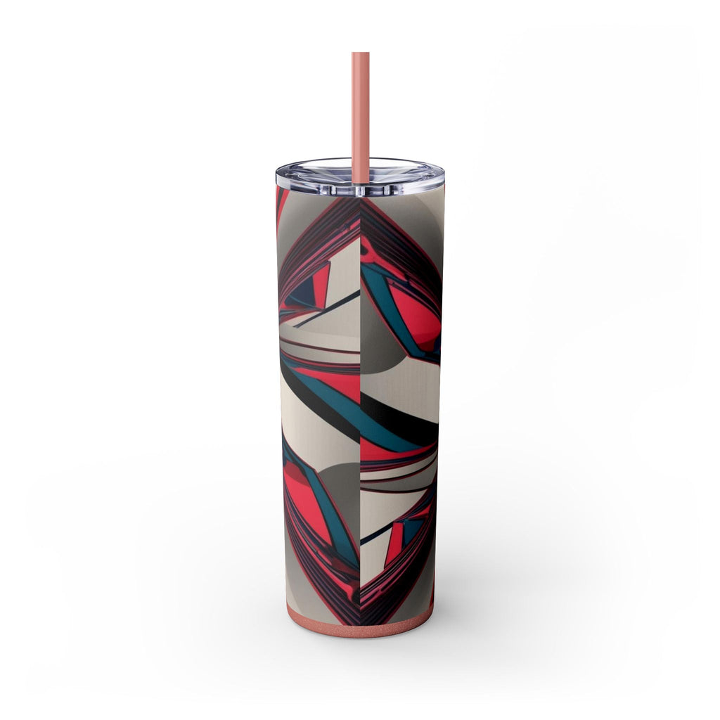 Skinny Tumbler with Straw – 20 oz Stainless Steel Cup