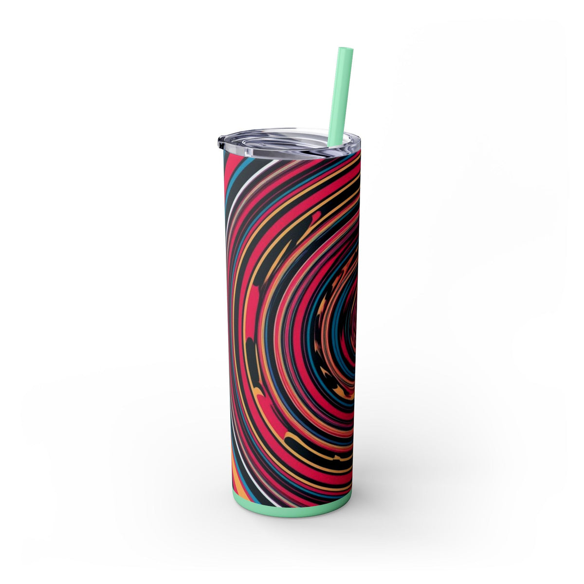 Skinny Tumbler with Straw – 20 oz Stainless Steel Cup