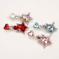 Rhinestone Star and Heart Pet Hair Clip