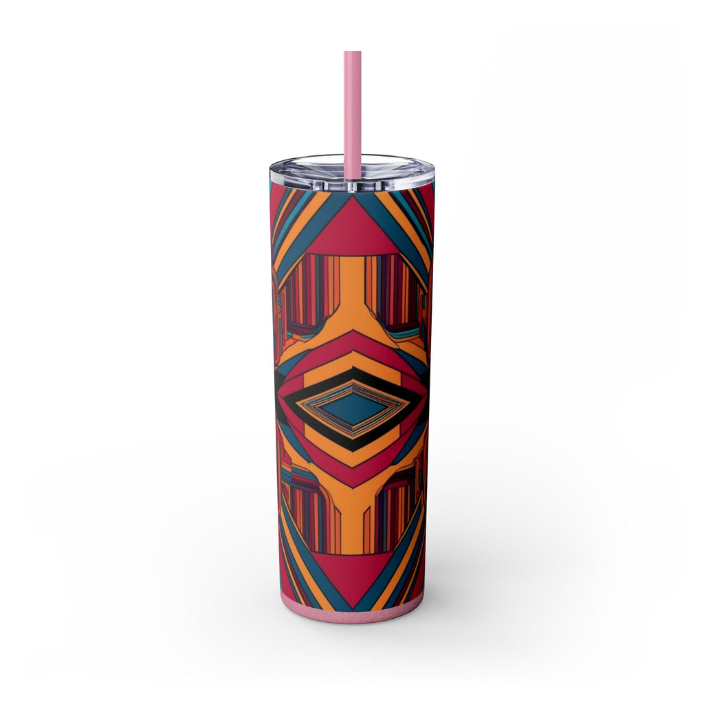 Skinny Tumbler with Straw – 20 oz Stainless Steel Cup