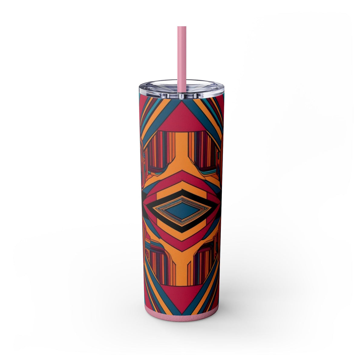 Skinny Tumbler with Straw – 20 oz Stainless Steel Cup