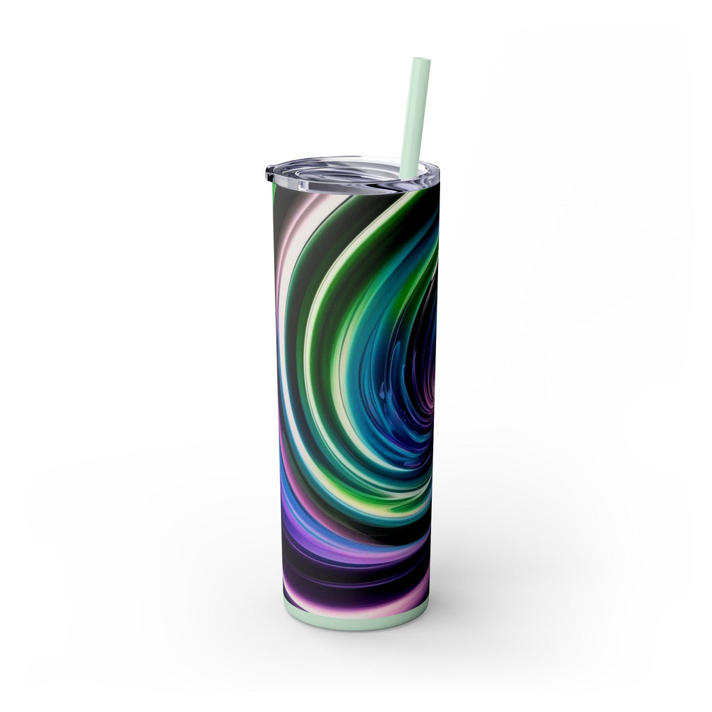 Skinny Tumbler with Straw – 20 oz Stainless Steel Cup