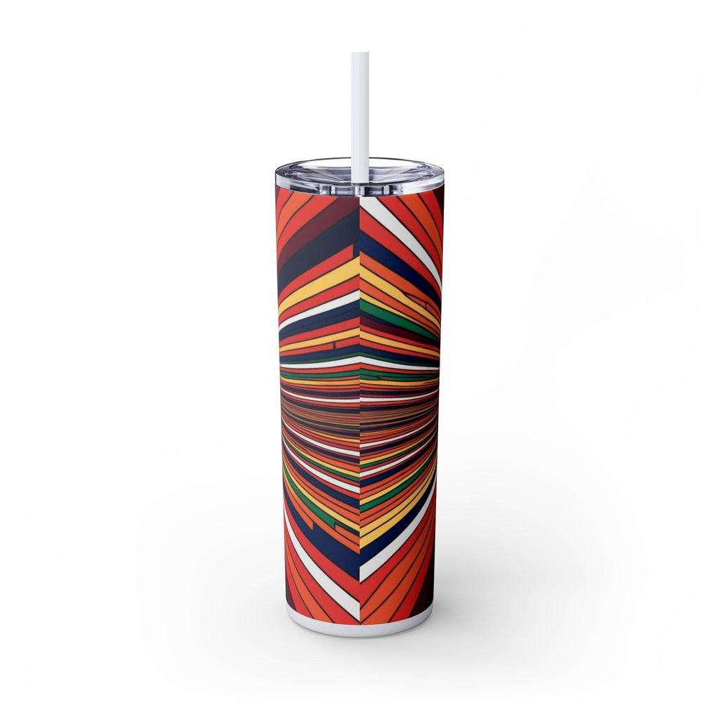 Skinny Tumbler with Straw – 20 oz Stainless Steel Cup