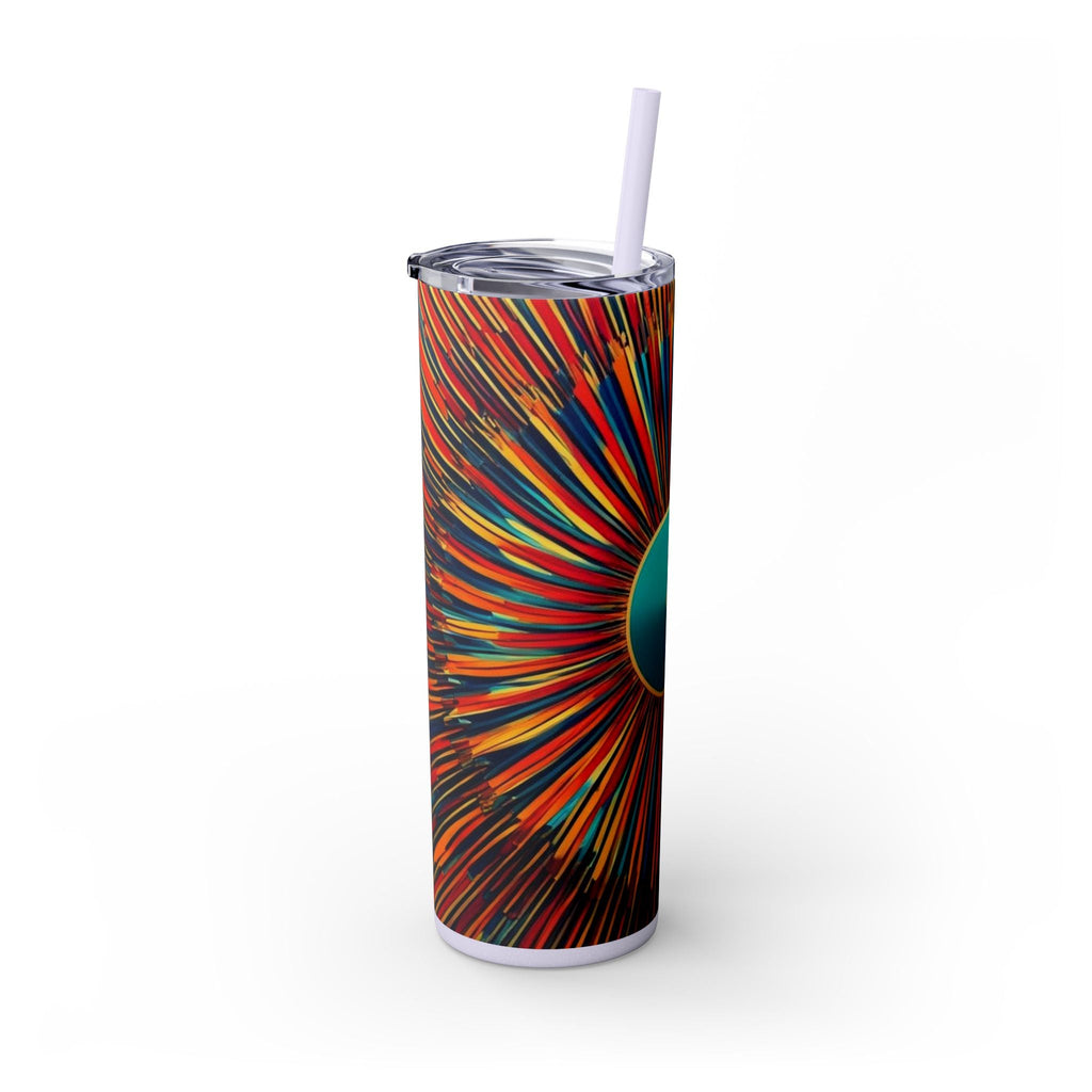 Skinny Tumbler with Straw – 20 oz Stainless Steel Cup