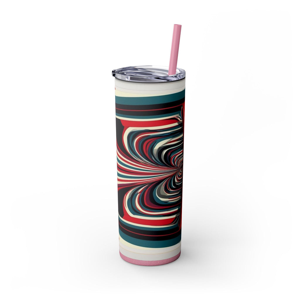 Skinny Tumbler with Straw – 20 oz Stainless Steel Cup