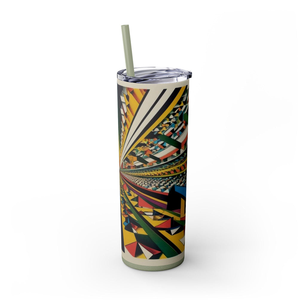 Skinny Tumbler with Straw – 20 oz Stainless Steel Cup