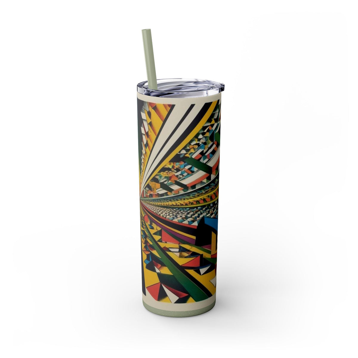 Skinny Tumbler with Straw – 20 oz Stainless Steel Cup
