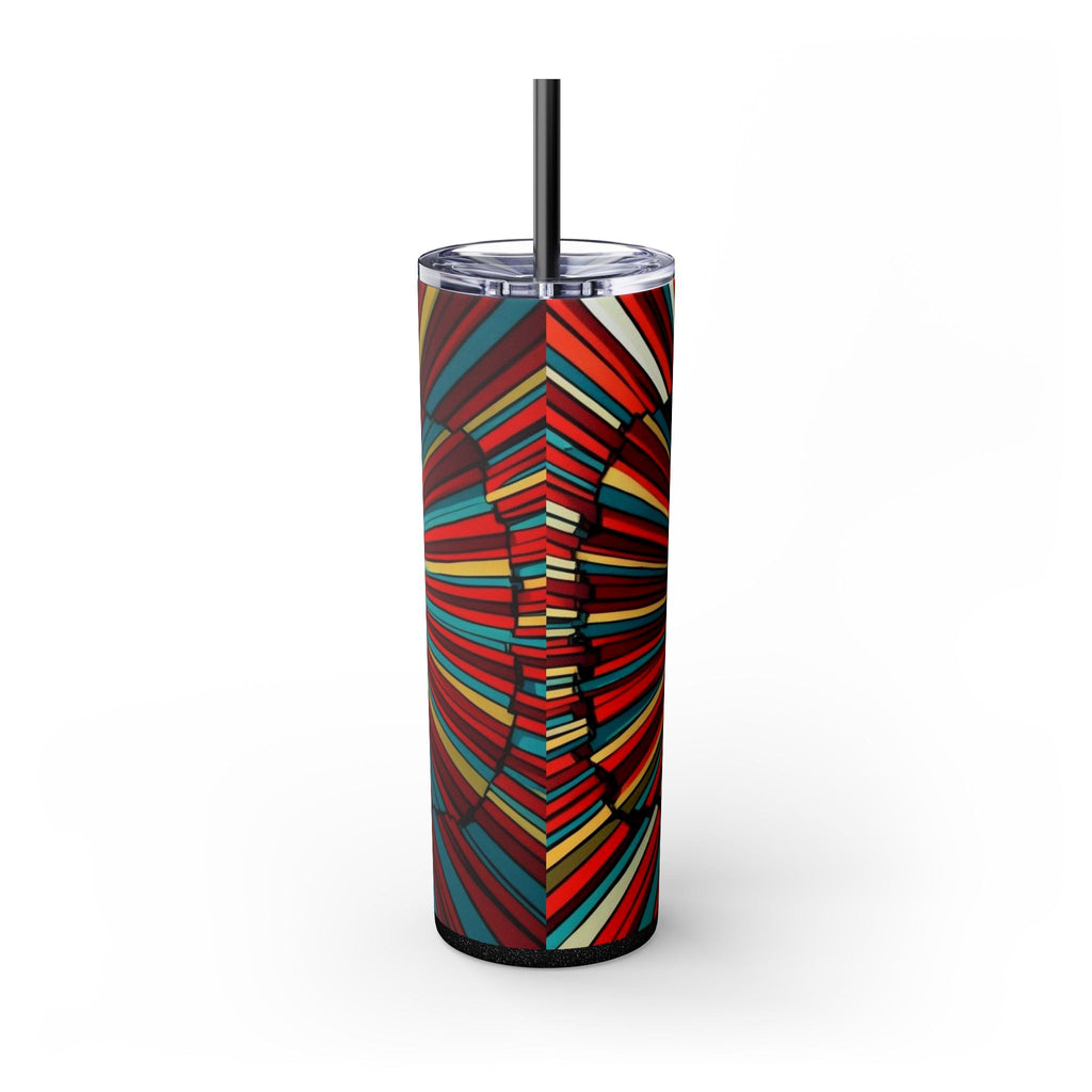 Skinny Tumbler with Straw – 20 oz Stainless Steel Cup