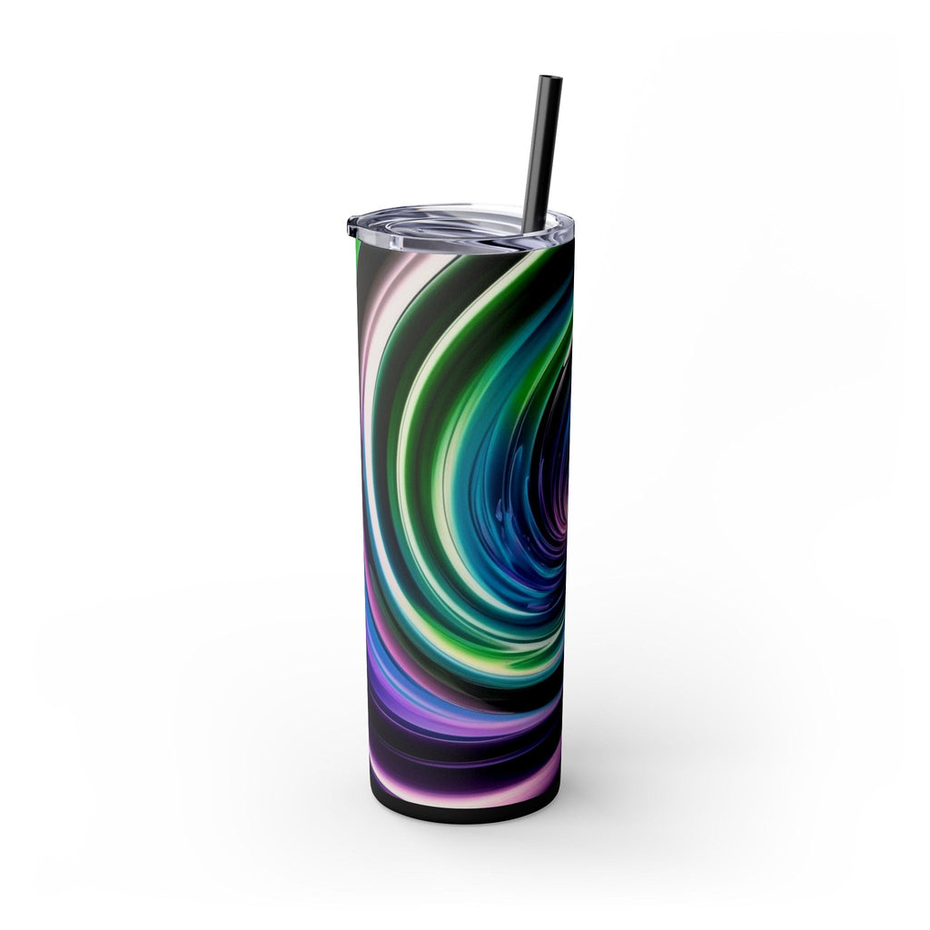 Skinny Tumbler with Straw – 20 oz Stainless Steel Cup