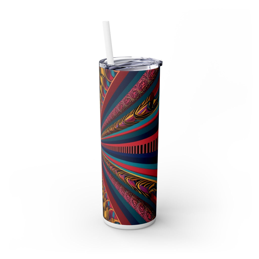 Skinny Tumbler with Straw – 20 oz Stainless Steel Cup