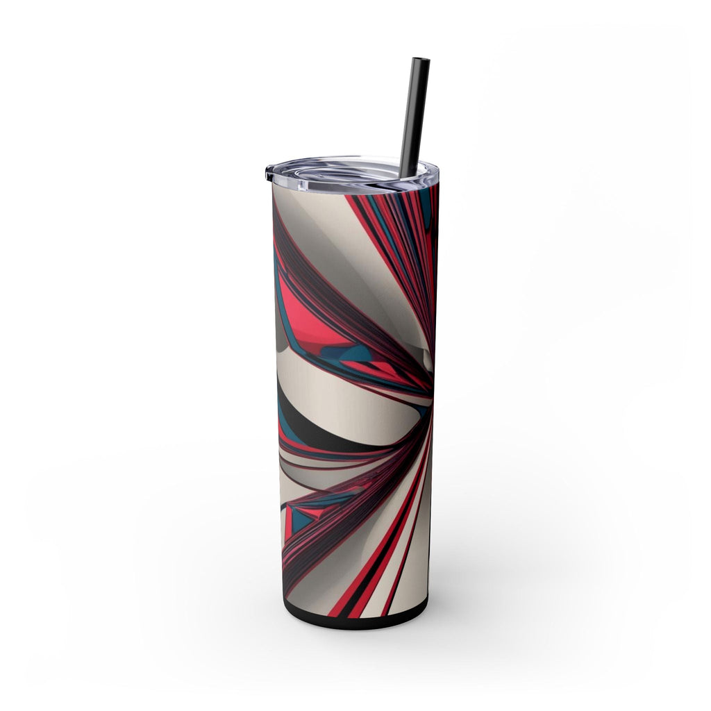 Skinny Tumbler with Straw – 20 oz Stainless Steel Cup