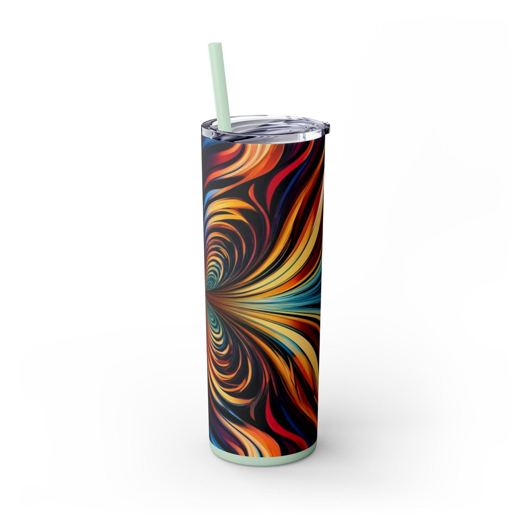 Skinny Tumbler with Straw – 20 oz Stainless Steel Cup